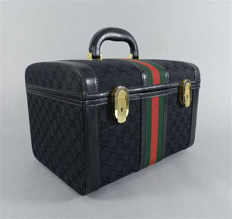 fake gucci train cases|designer vintage train case.